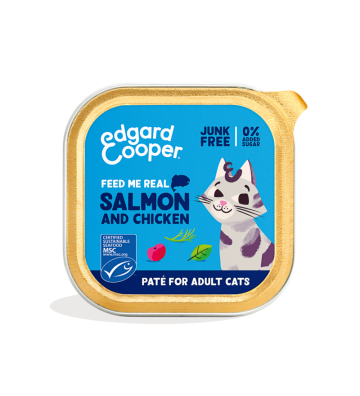 Pâté CHATS saumon et poulet...